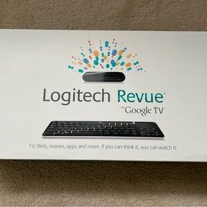 Logitech Revue Google TV Set with Black Keyboard